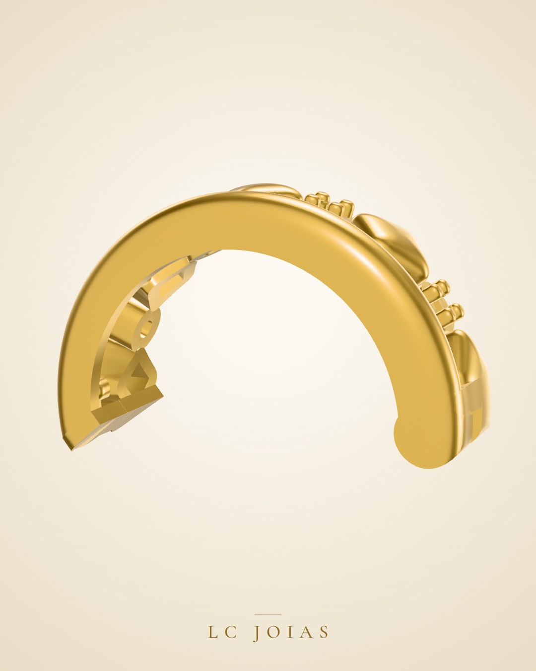 Brinco 6418 br em ouro