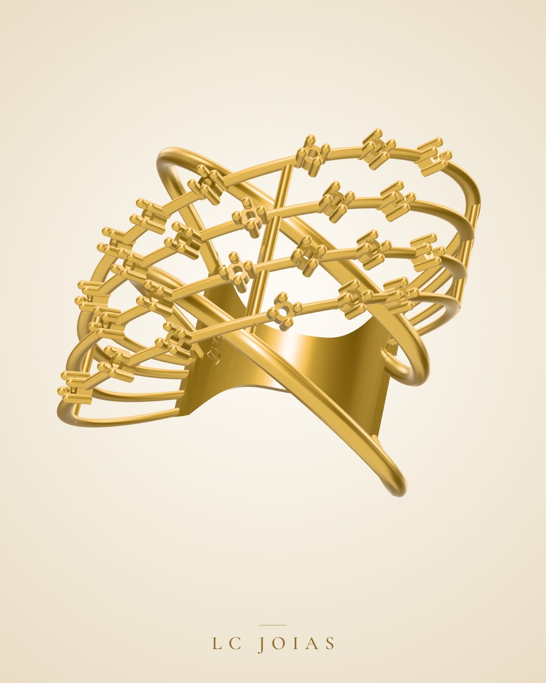 Anel 8105 an em ouro