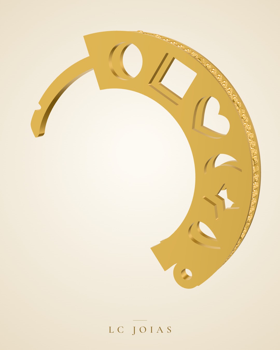 Brinco 7114 br colocar 2 em ouro