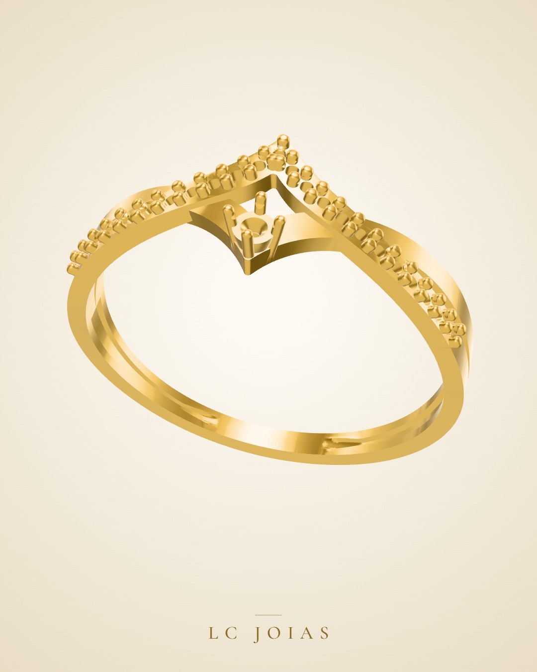 Anel 04072016 an em ouro