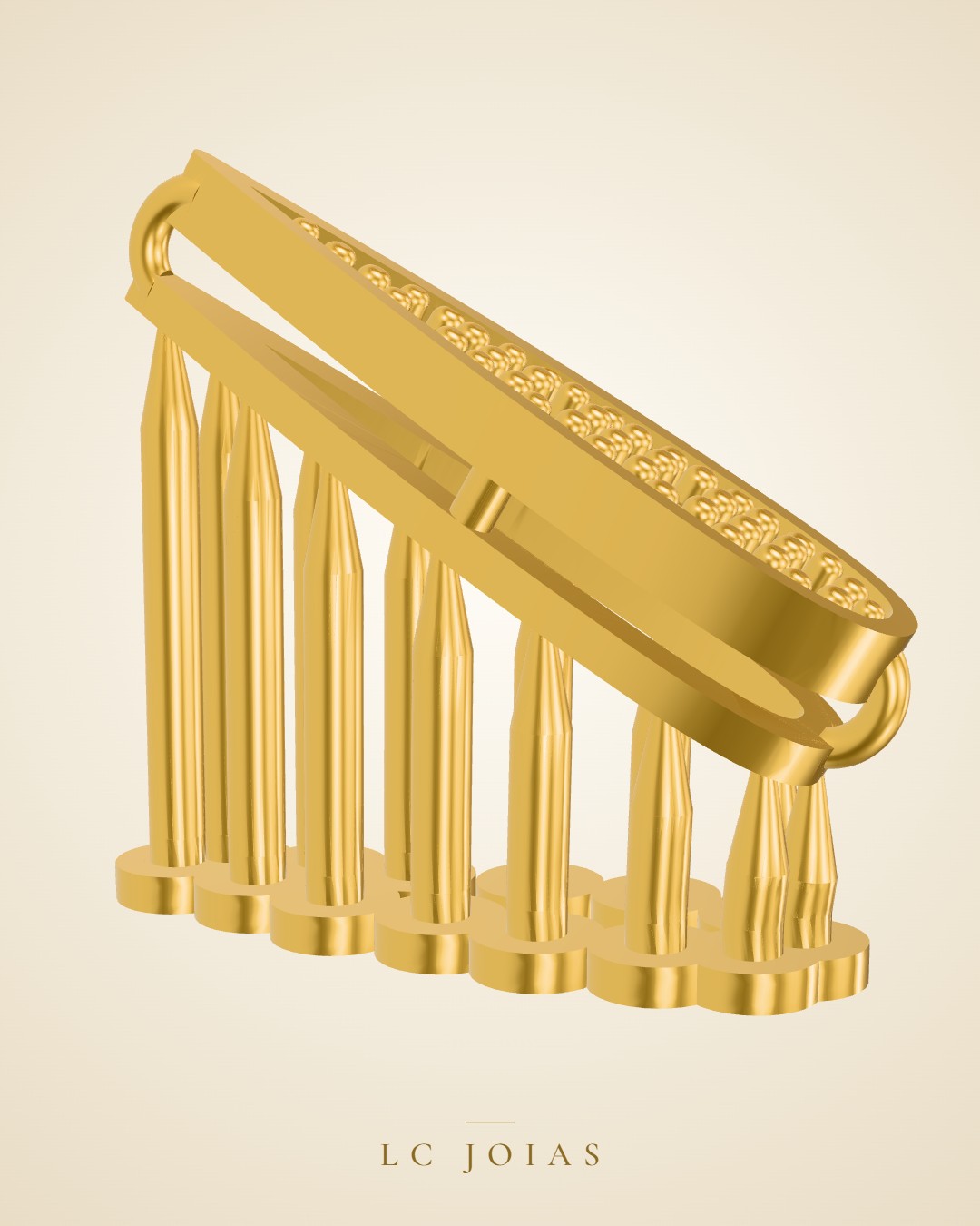 Brinco 7366 br 03 em ouro