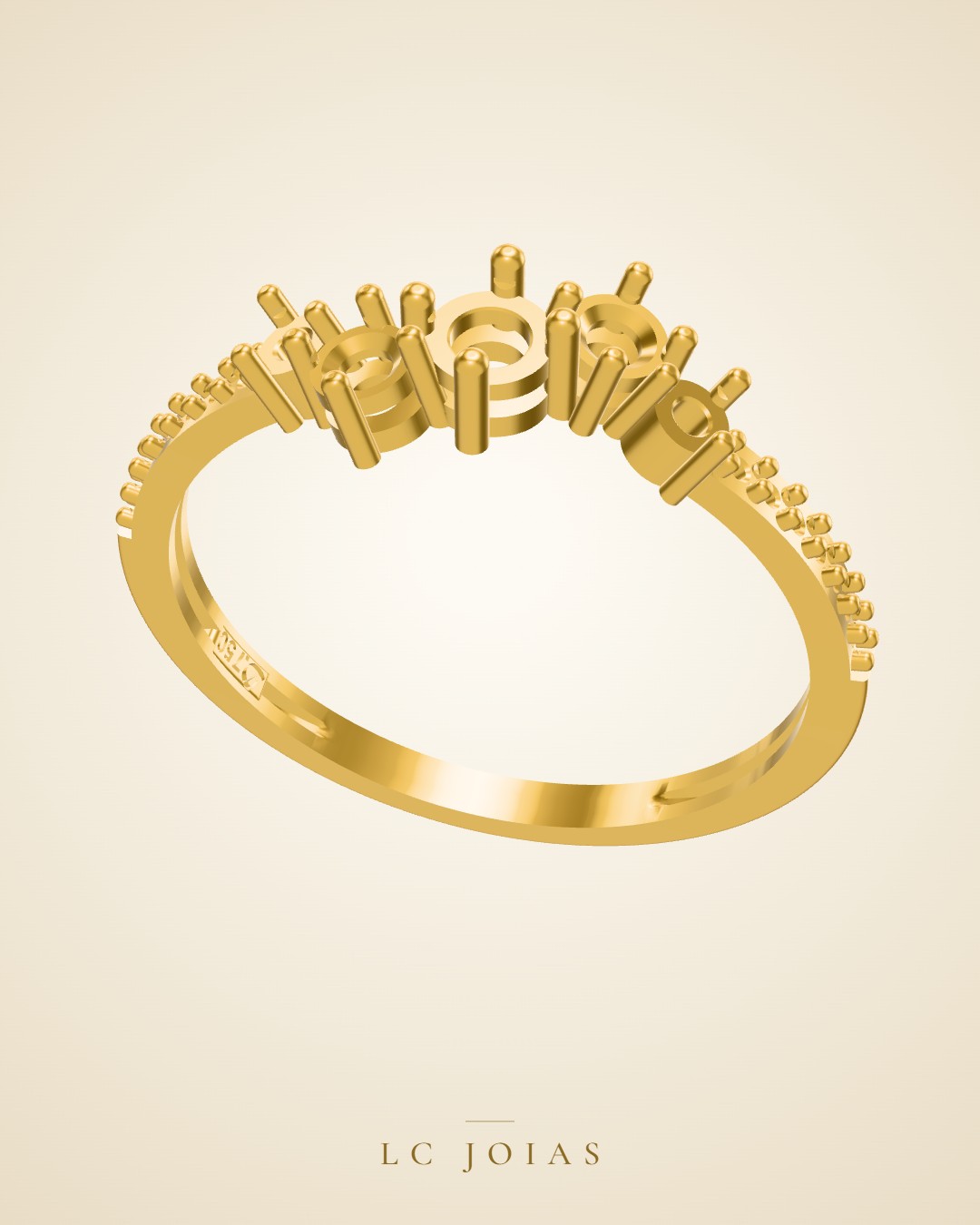 Anel 1479 z an em ouro