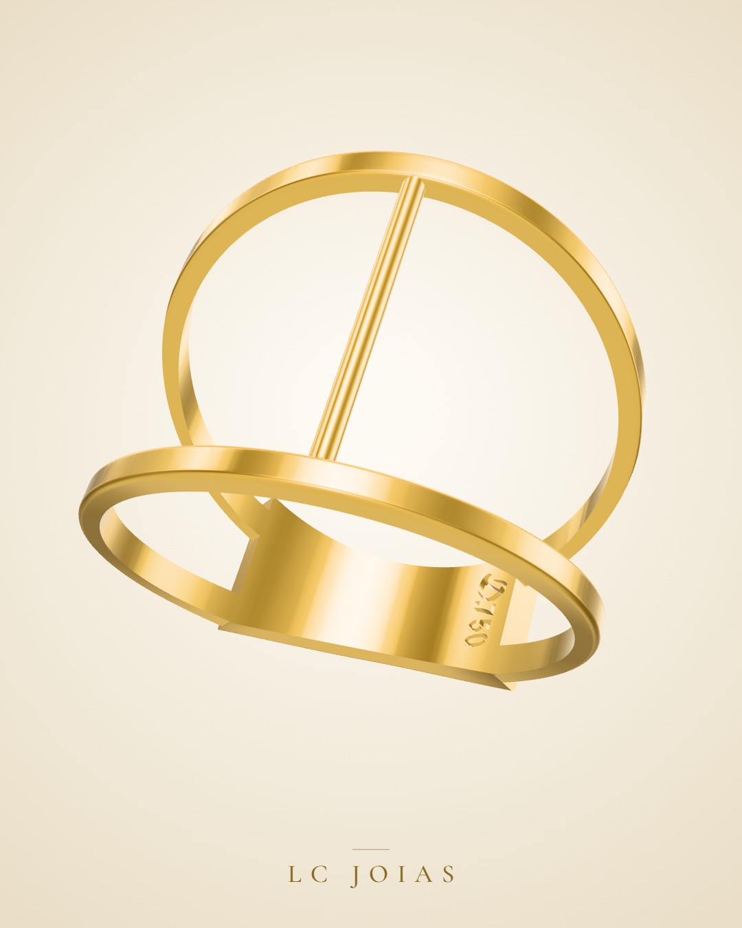 Anel 8165 an em ouro