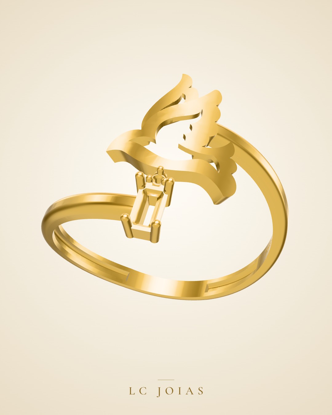 Anel 8690 an em ouro
