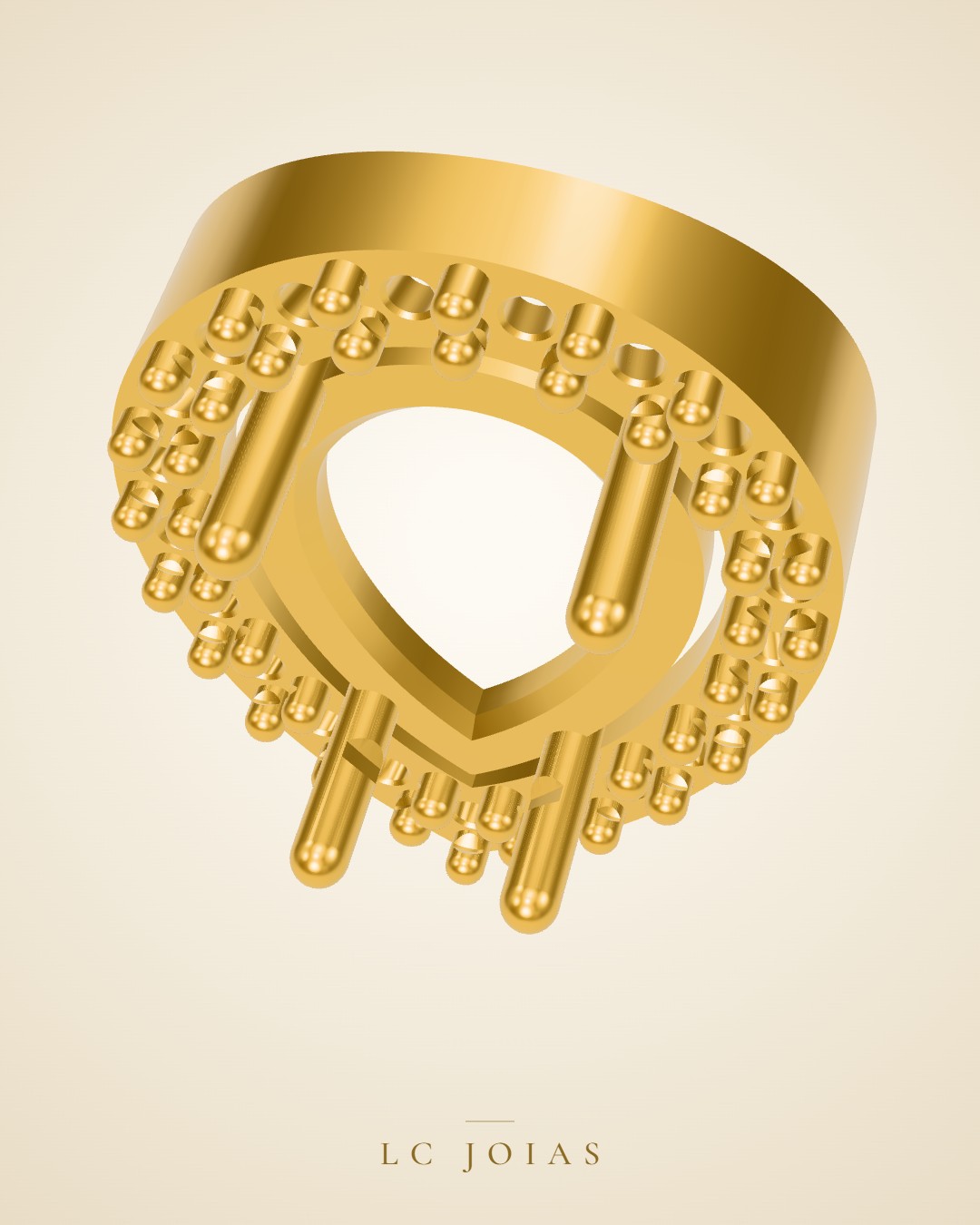 Anel 624 z an em ouro