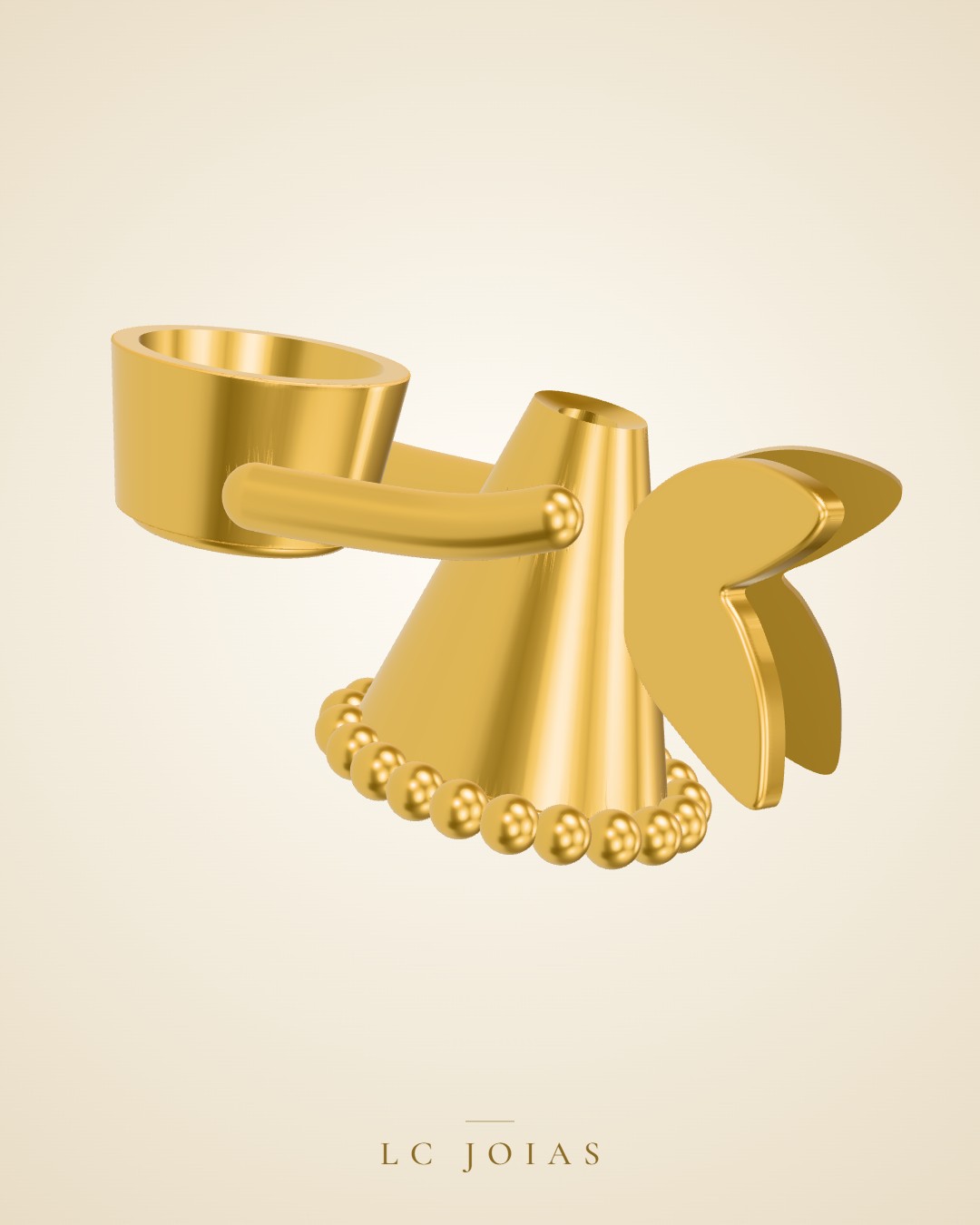 Pingente 1383 z pg em ouro