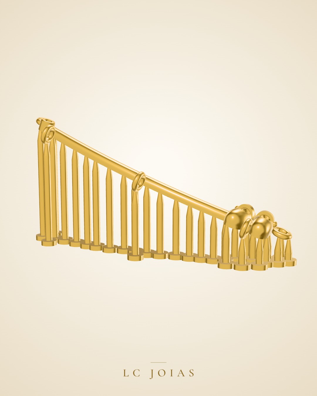 Pingente 6640 pg em ouro