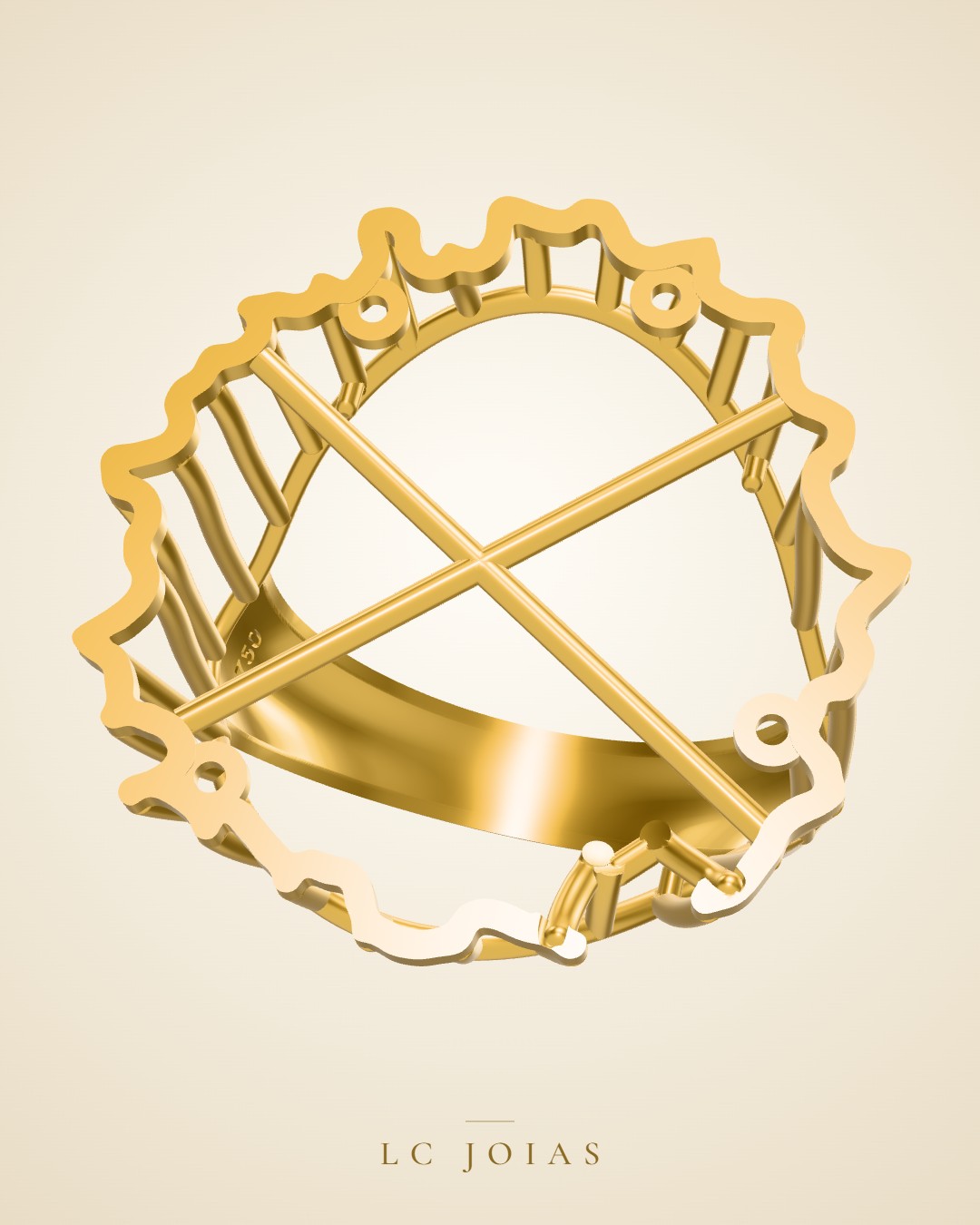 Anel 8057 an em ouro
