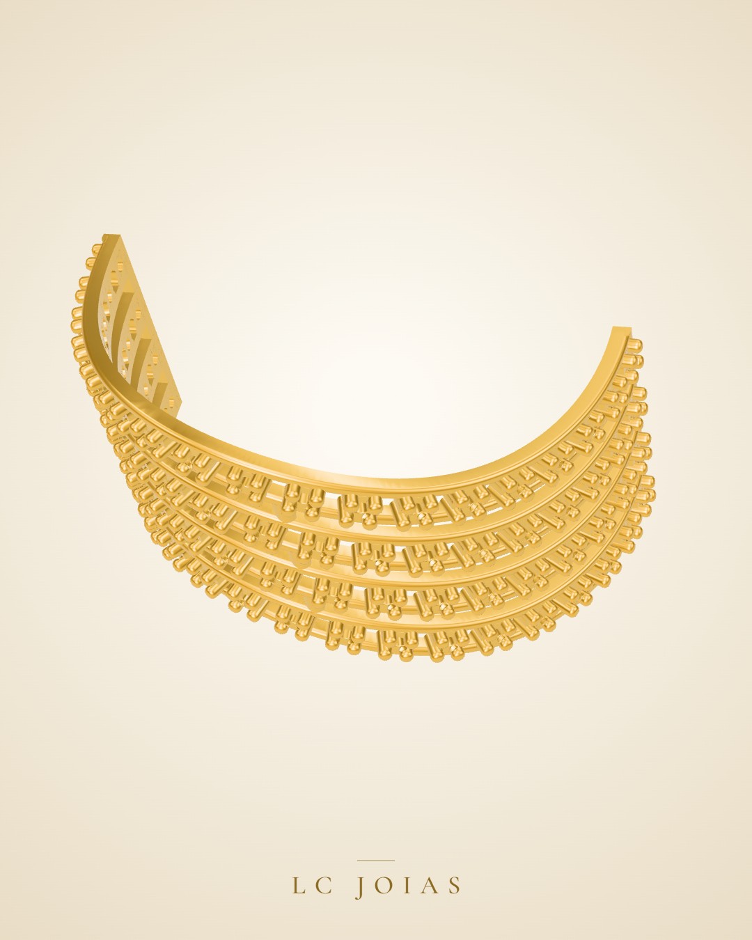Anel 017 an aplique em ouro