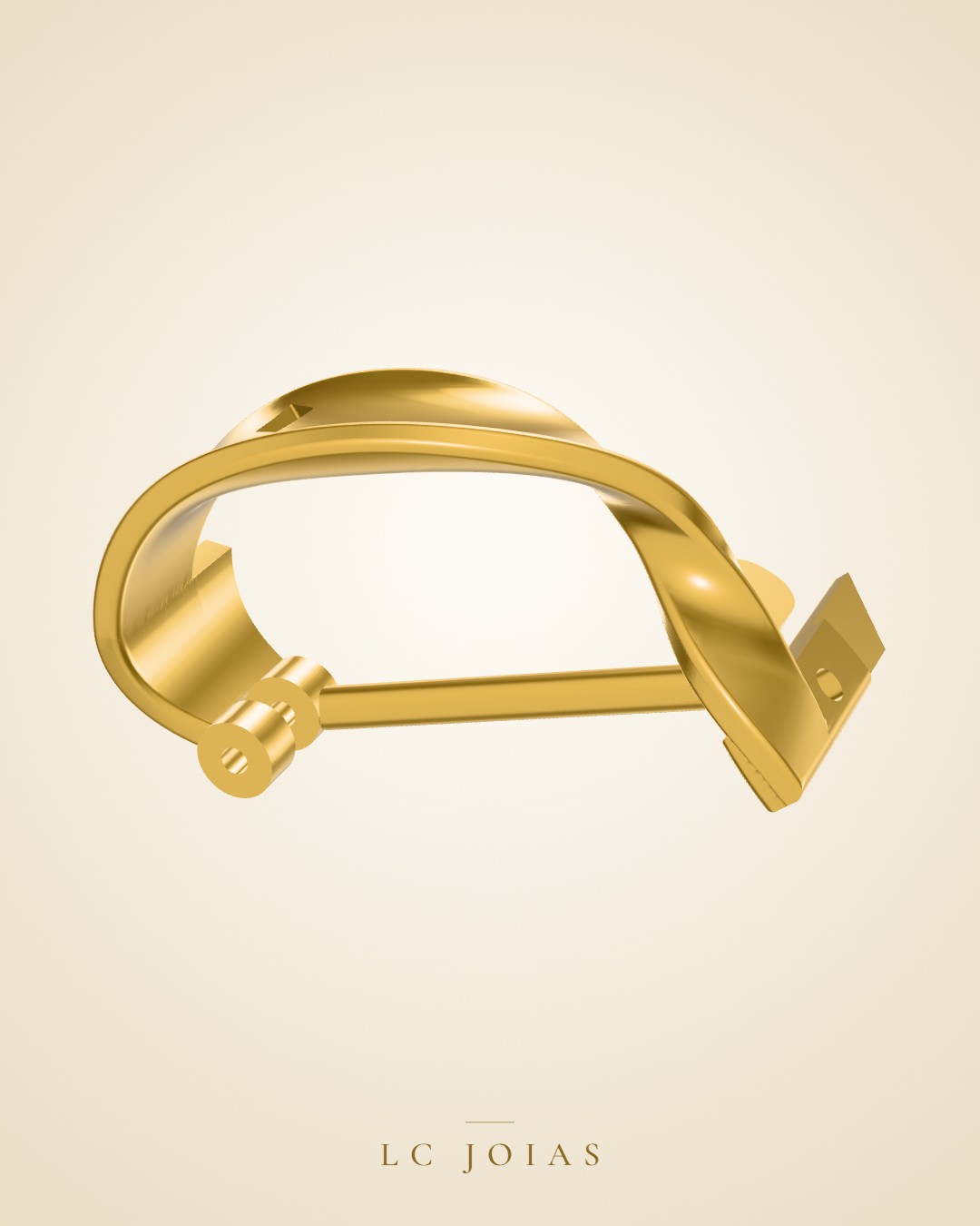 Brinco 7748 br c espelhar em ouro