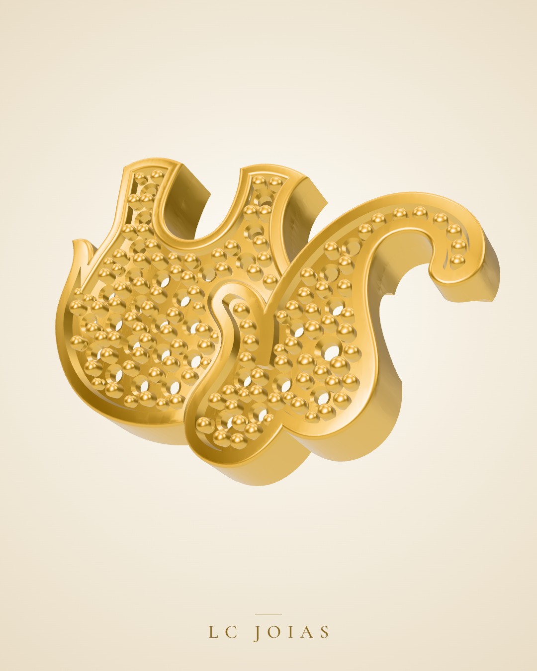 Berloque 1108 z ber em ouro