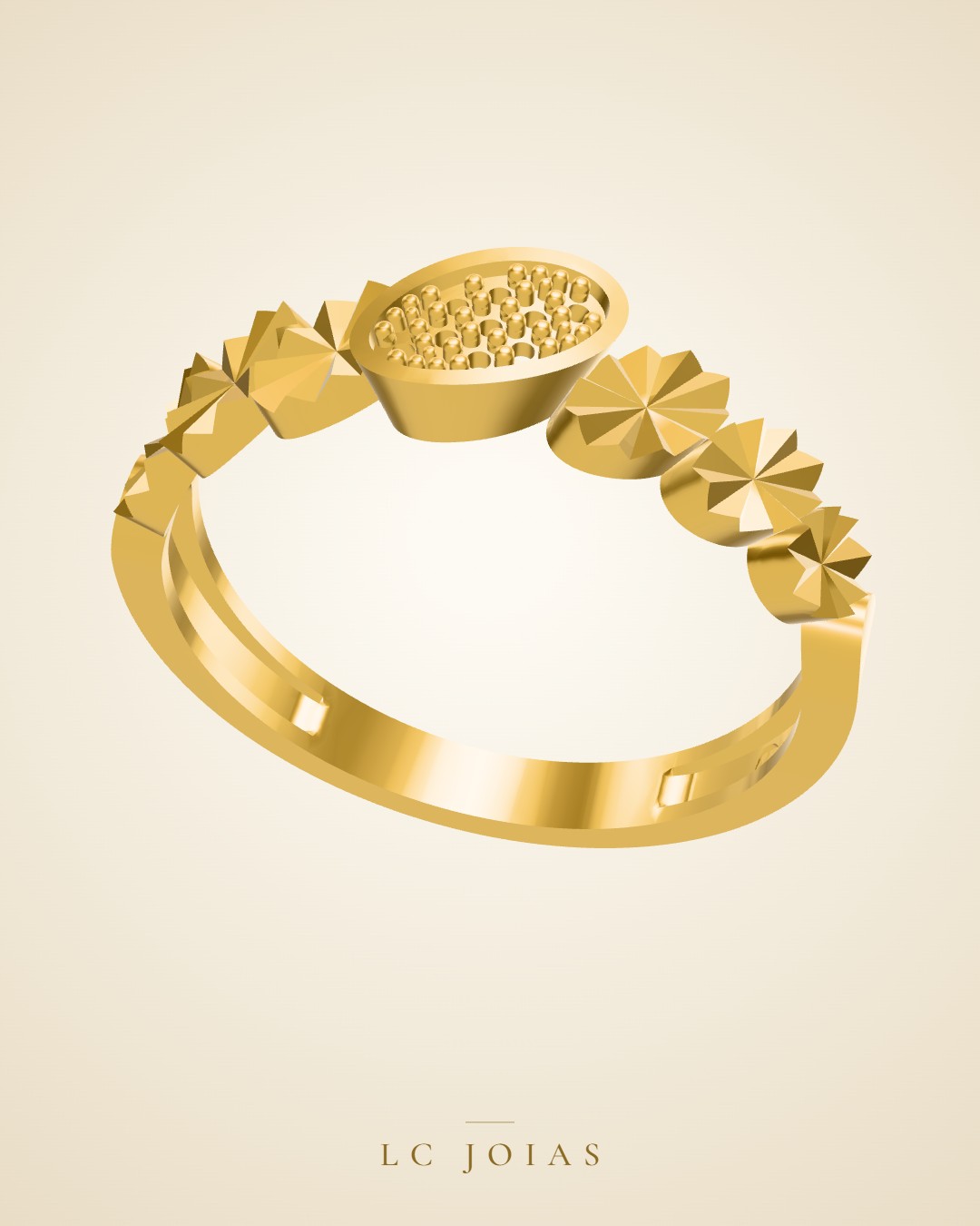 Anel 6397 an em ouro