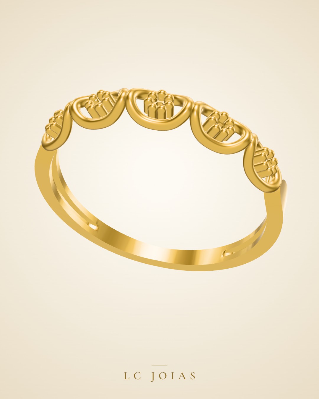 Anel 6509 an em ouro