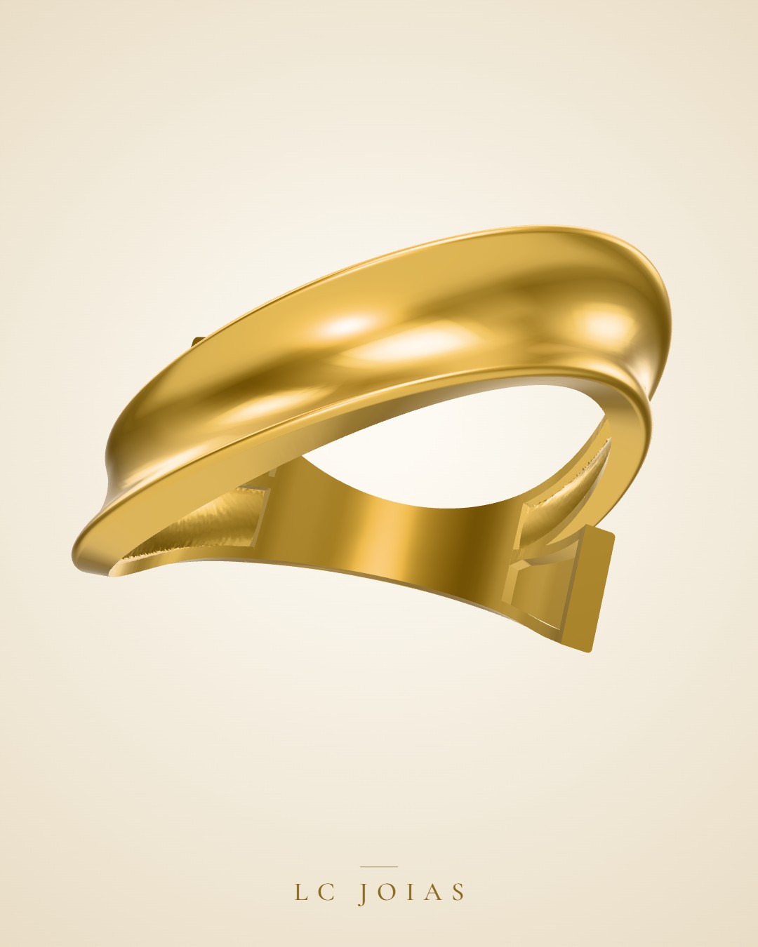 Anel 1571 z an em ouro