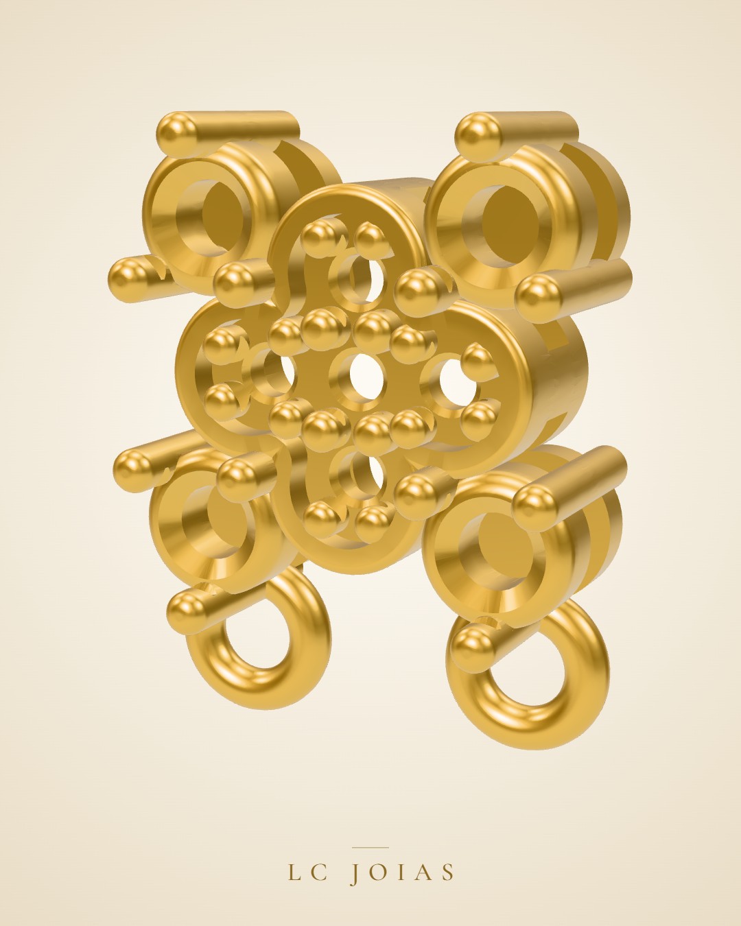 Brinco 901 bra em ouro