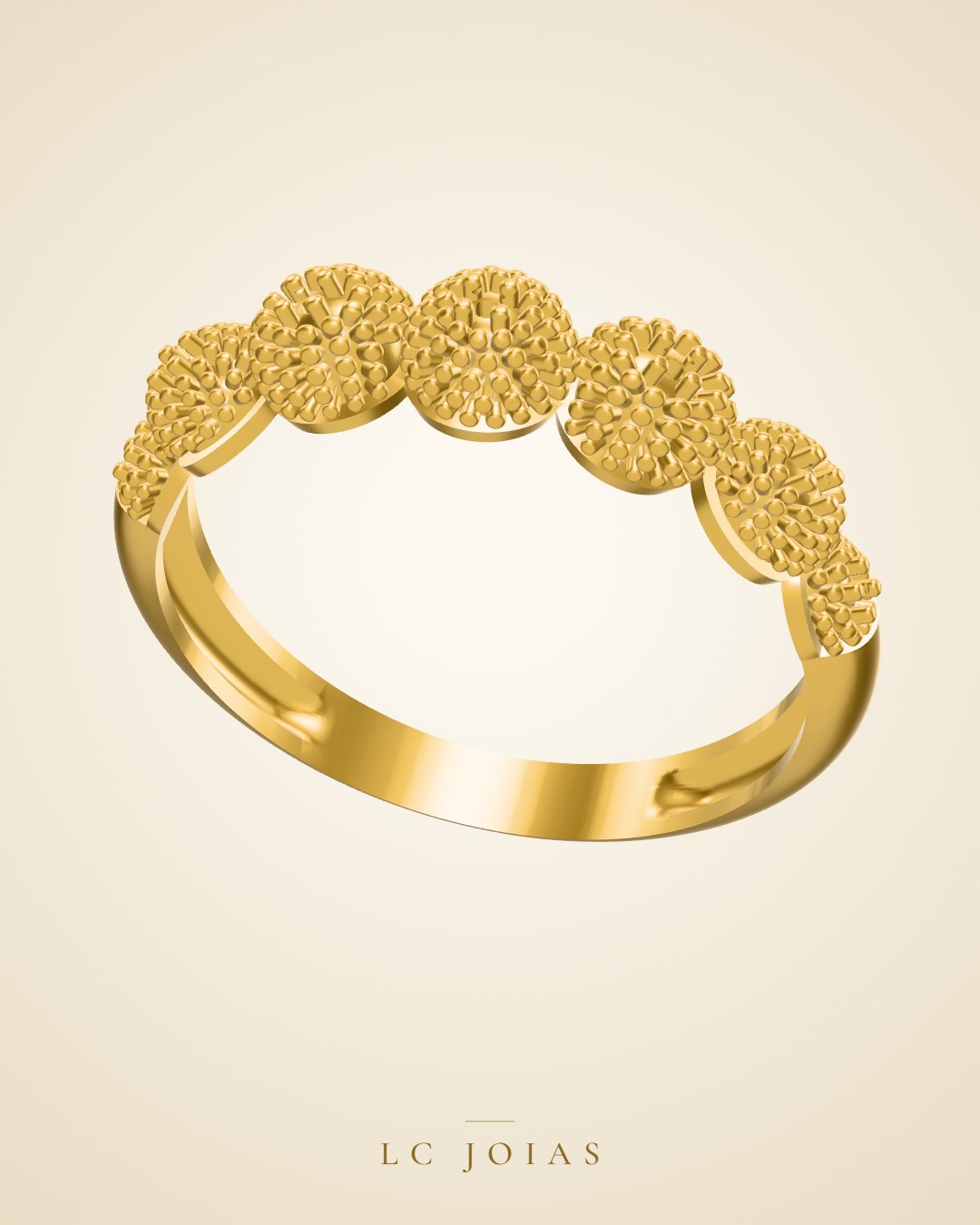 Anel 6411 an em ouro