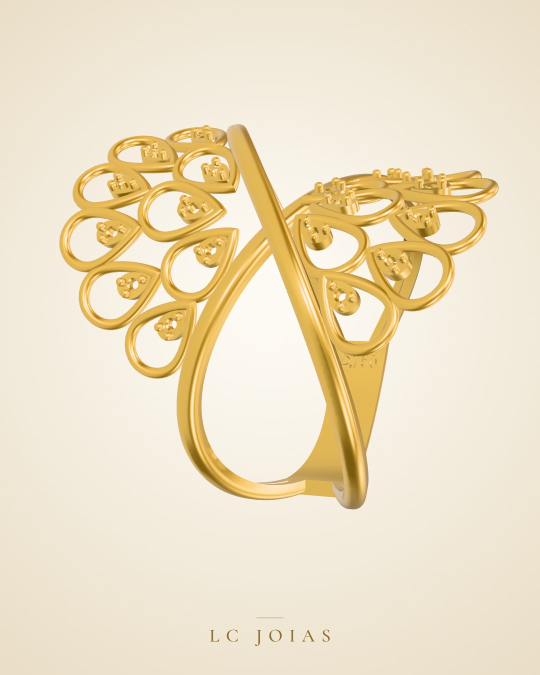 Anel 8259 an em ouro