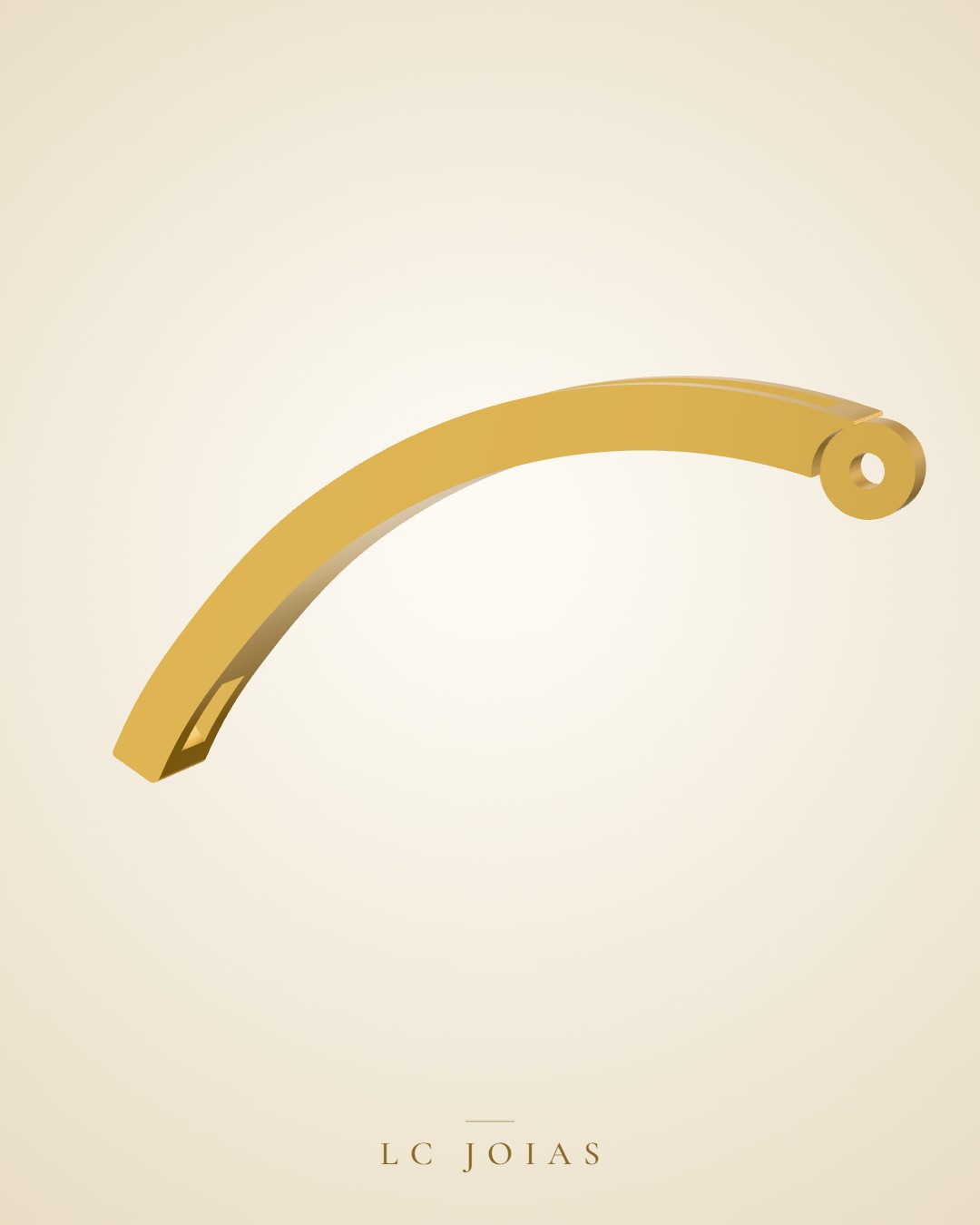 Brinco 7477 br peq 01 em ouro