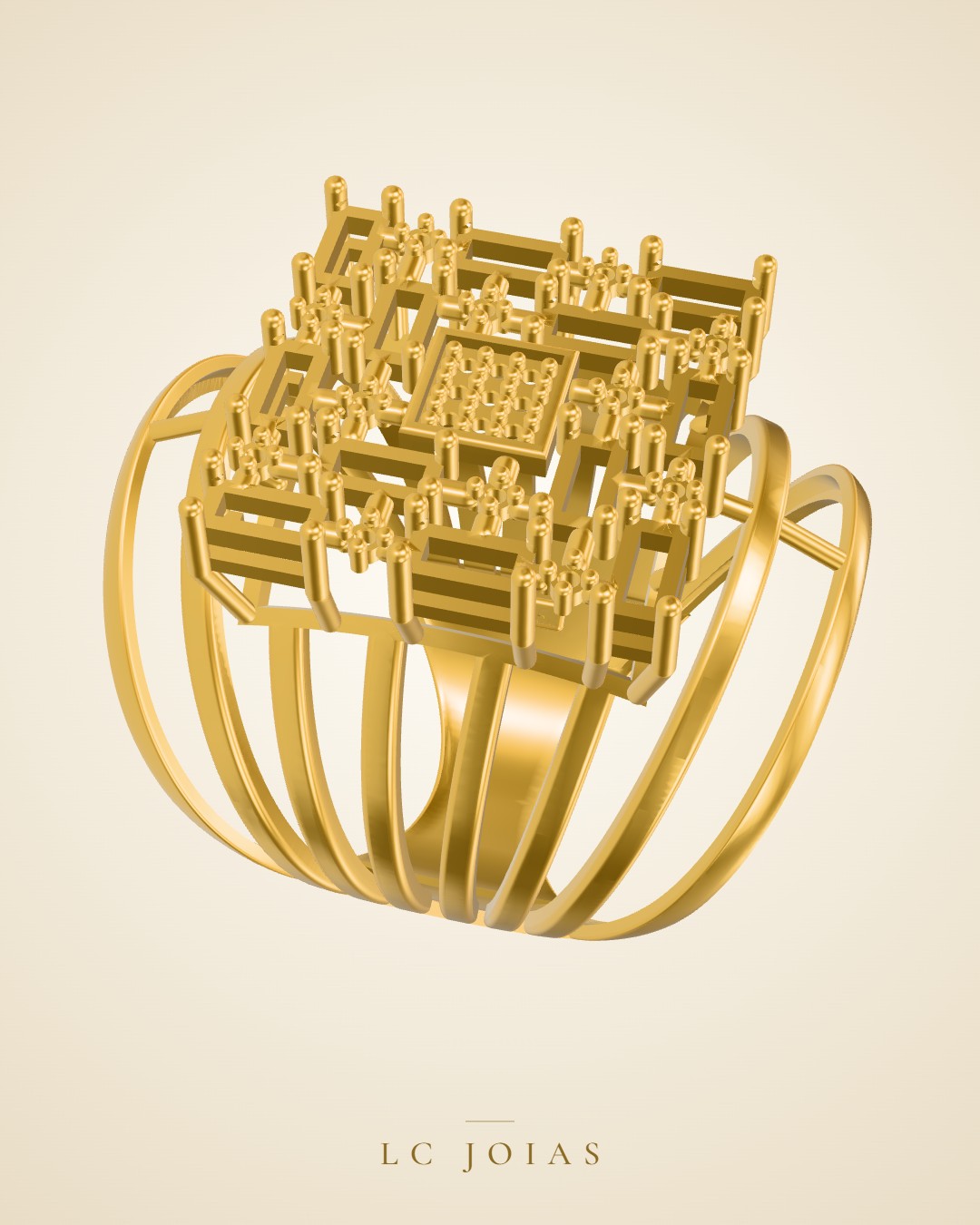 Anel 8487 an em ouro
