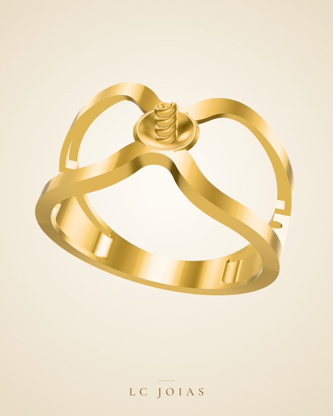 Anel 7296 an em ouro
