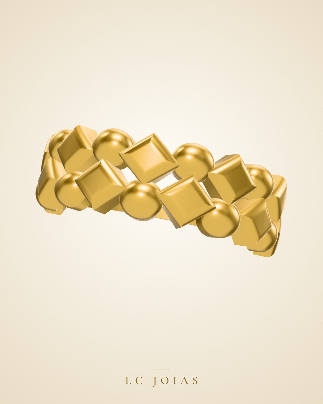 Anel 999 an em ouro