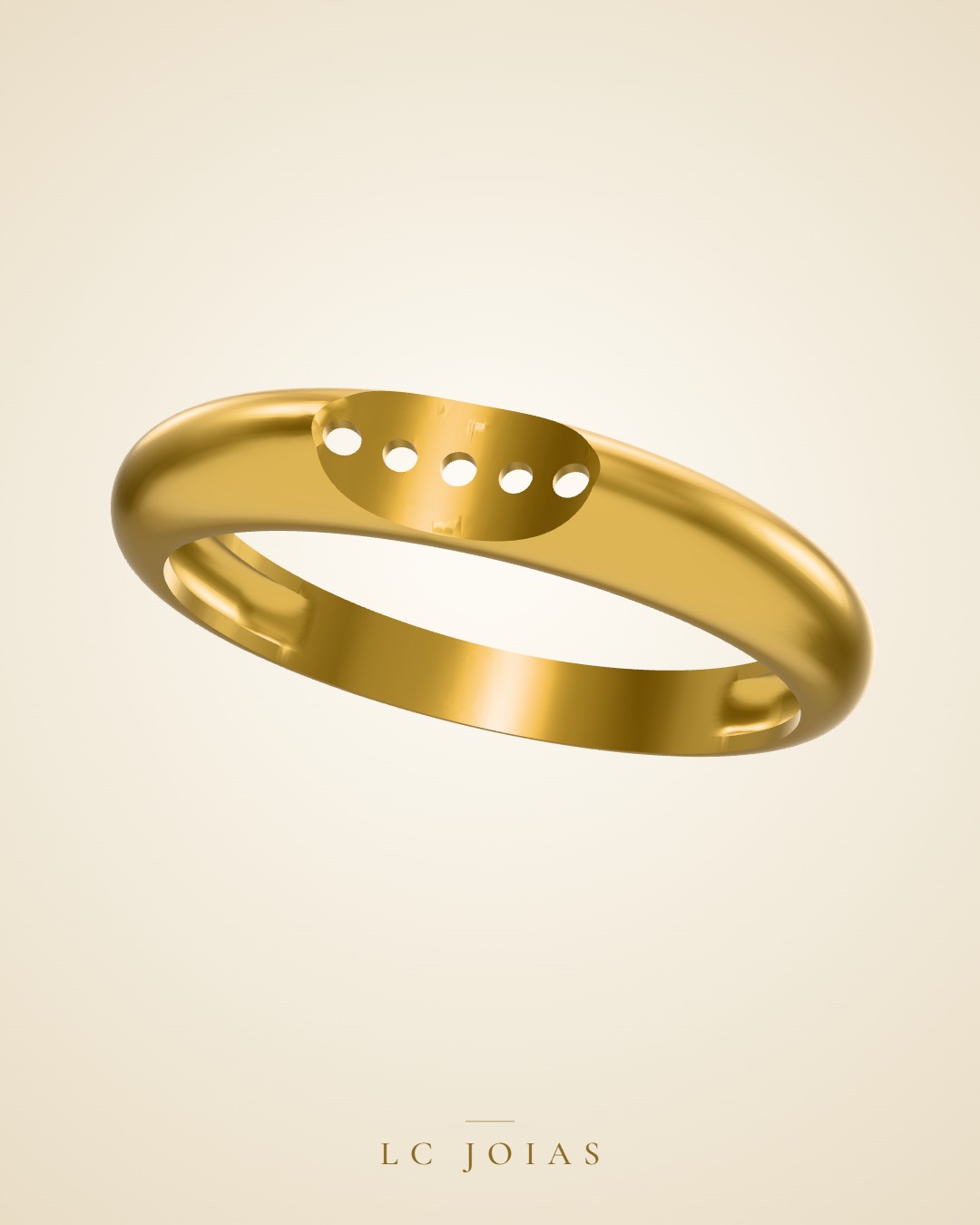 Anel 1309 z an em ouro