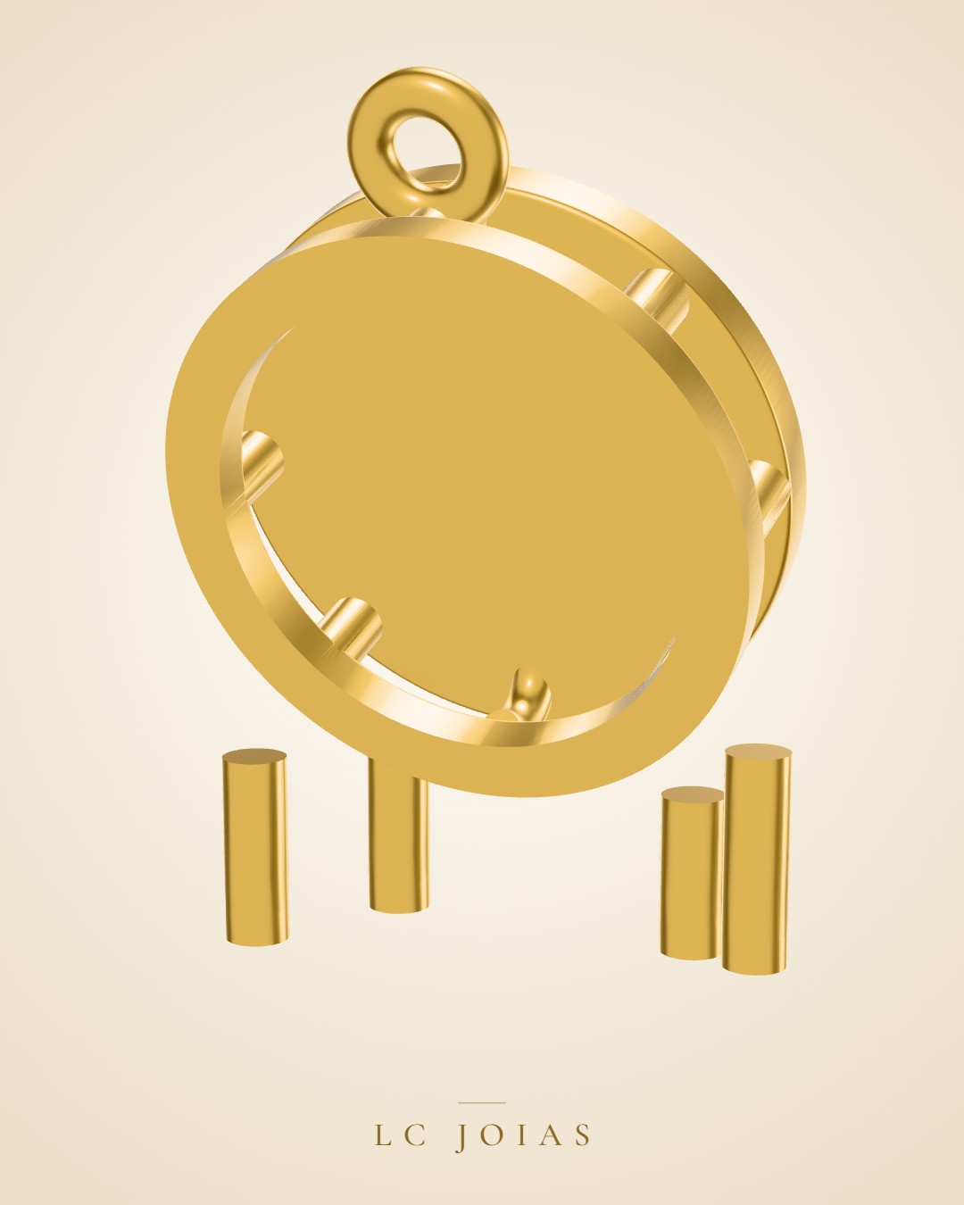 Pingente 7346 pg 05 em ouro