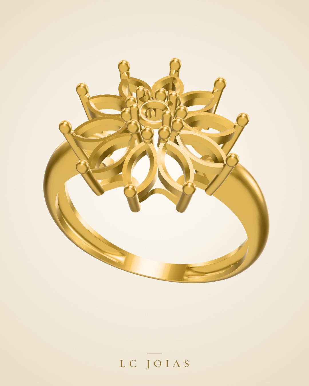 Anel 576 an em ouro