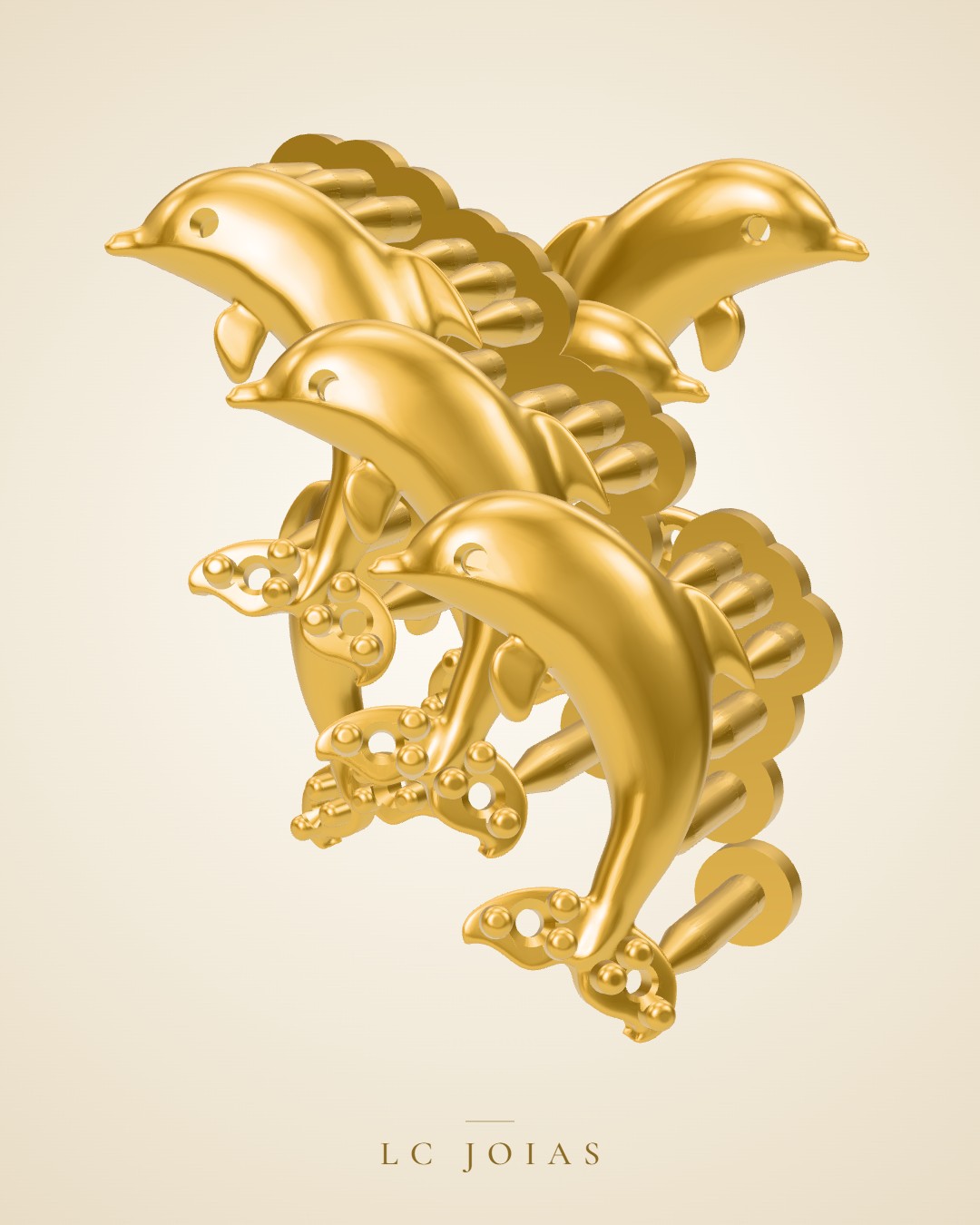 Brinco 7374 br em ouro