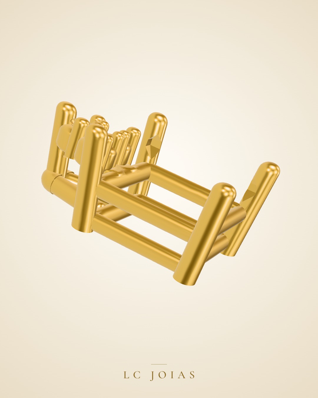 Brinco 6960 br em ouro