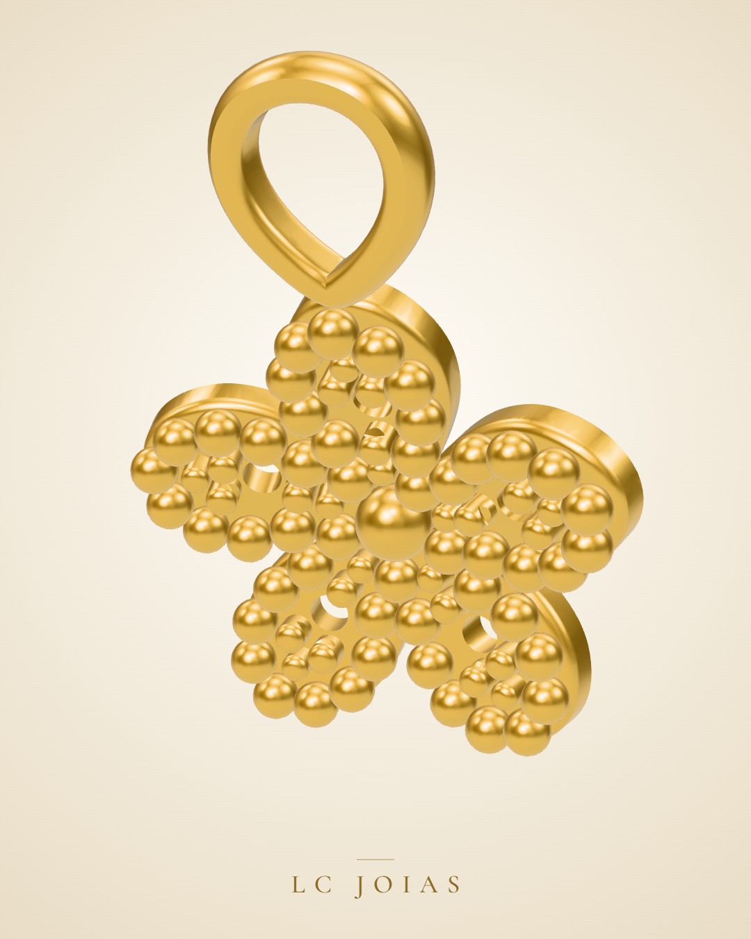 Pingente 6463 pg em ouro