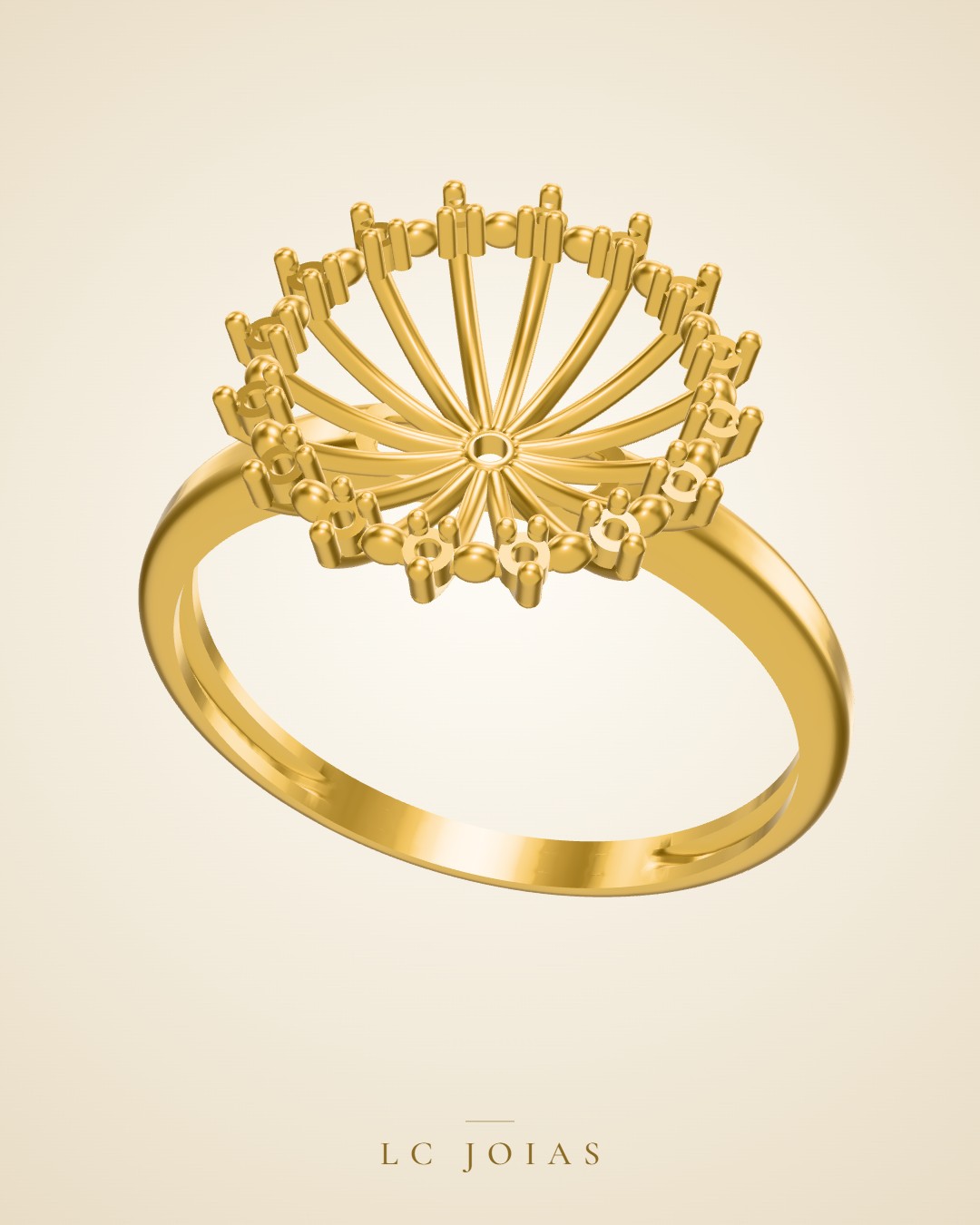 Anel 7962 an em ouro