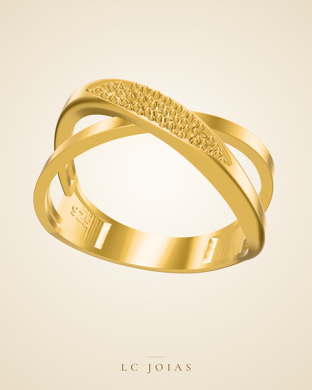 Anel ag 2332 an em ouro