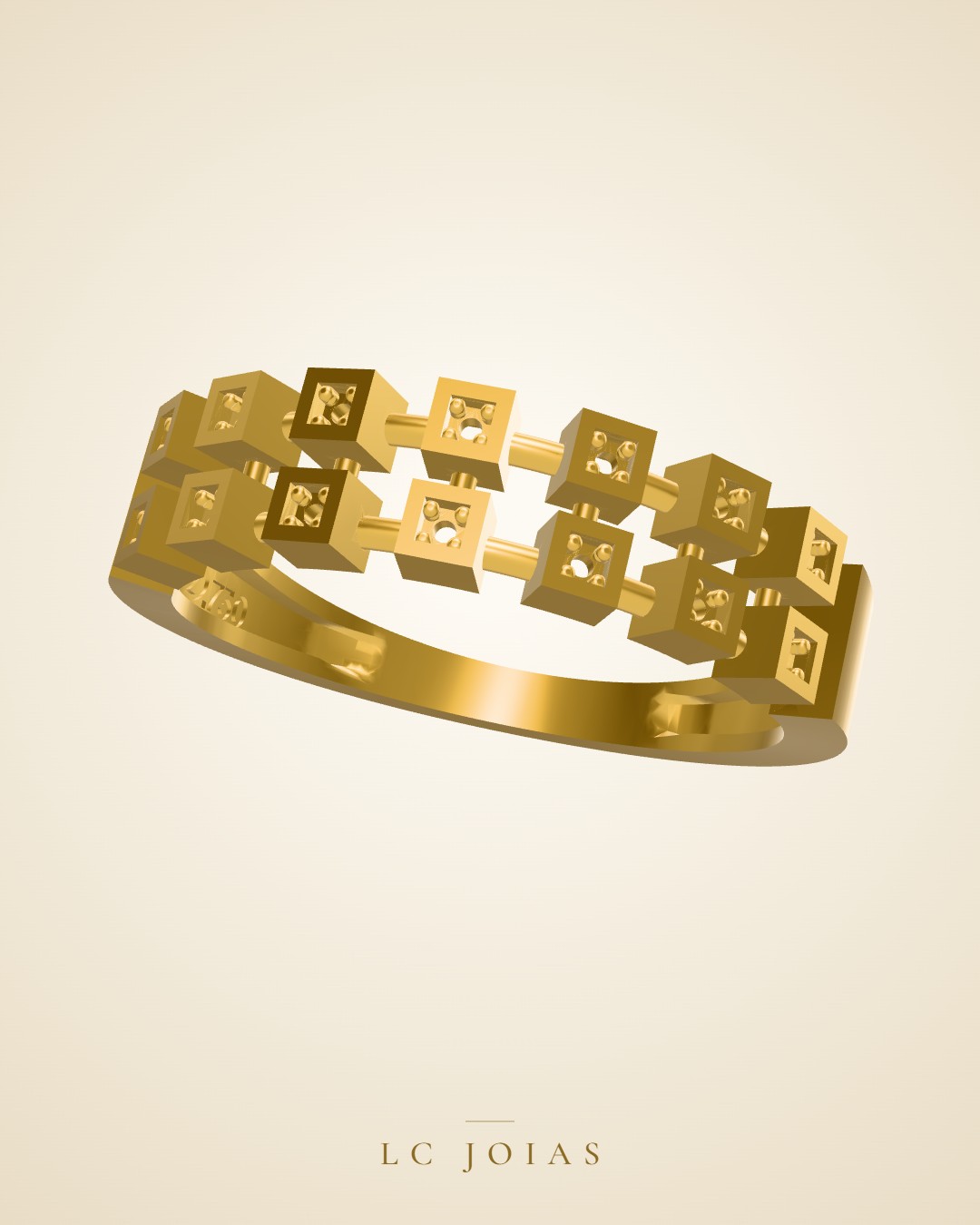 Anel 6266an em ouro