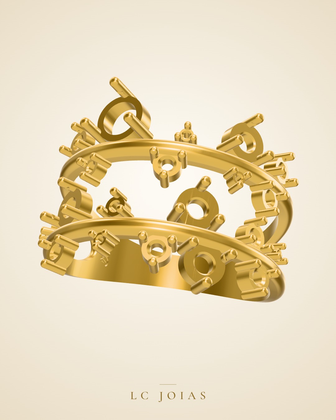 Anel 1474 an em ouro