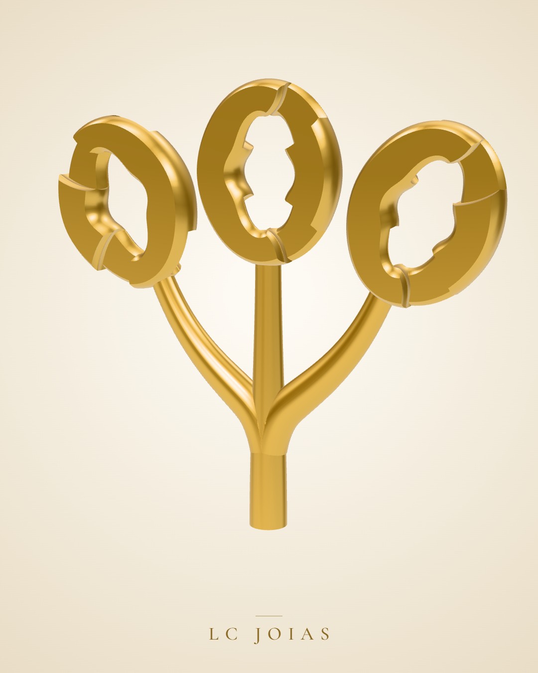 Colar 27 corrente em ouro