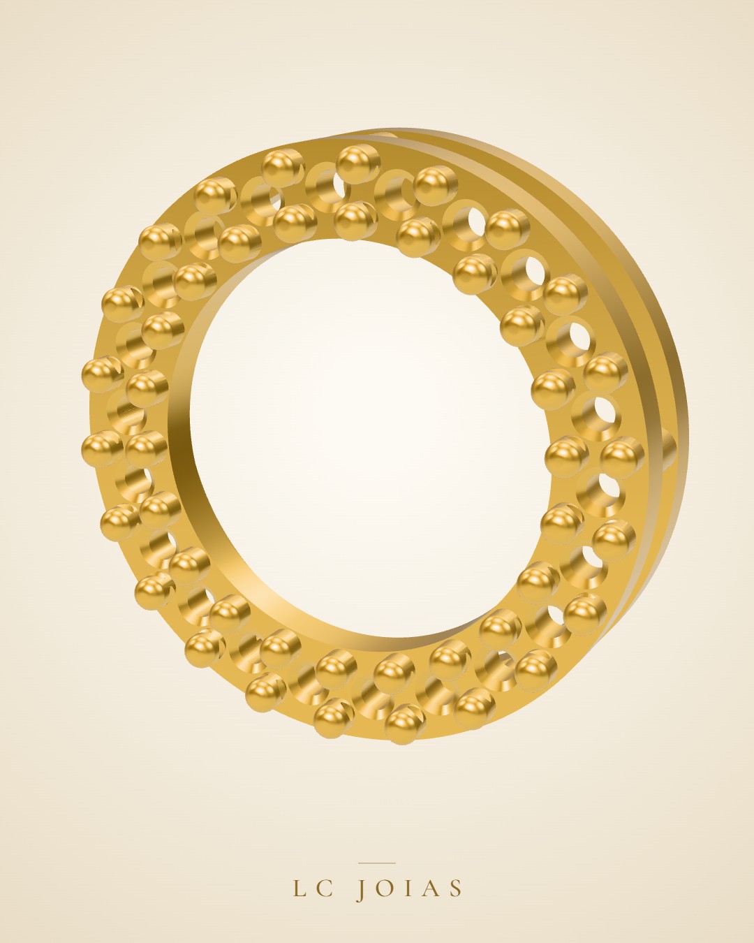 Brinco 8219 br em ouro