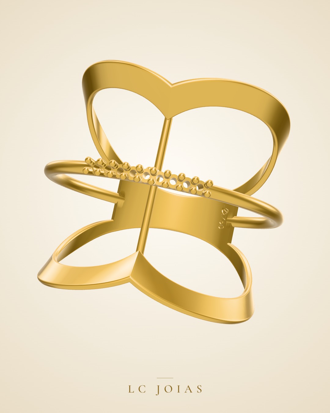 Anel 8107 an em ouro
