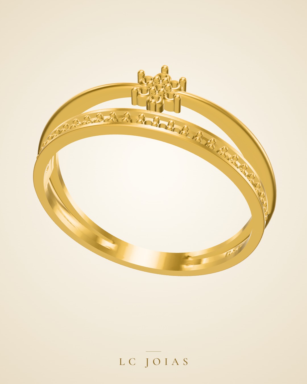 Anel 616 an em ouro