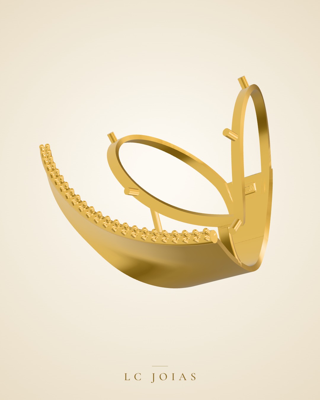 Anel 8101 an em ouro
