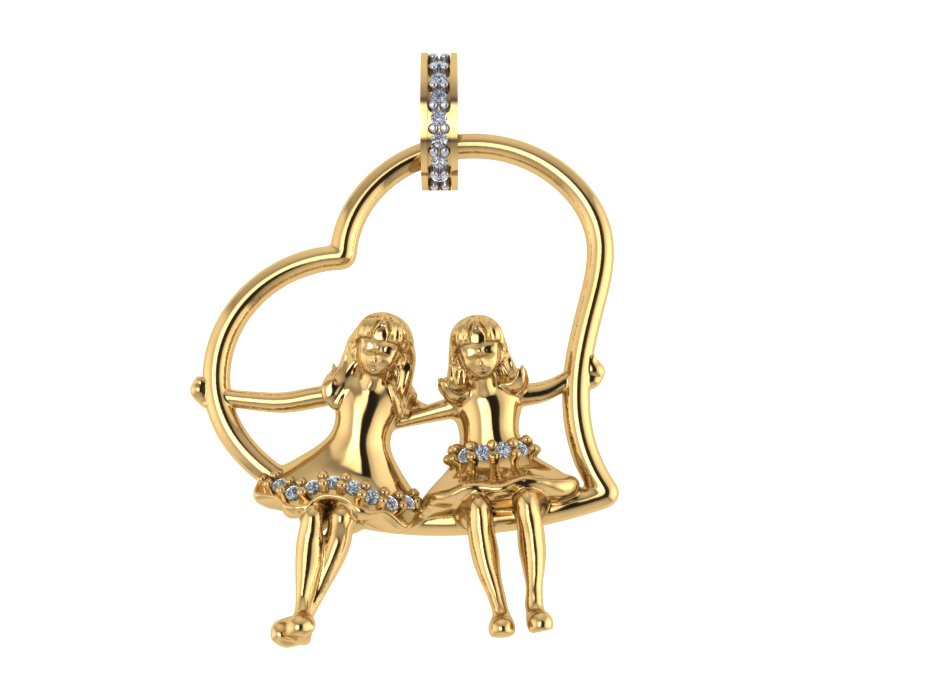 Pingente 7186 pg em ouro