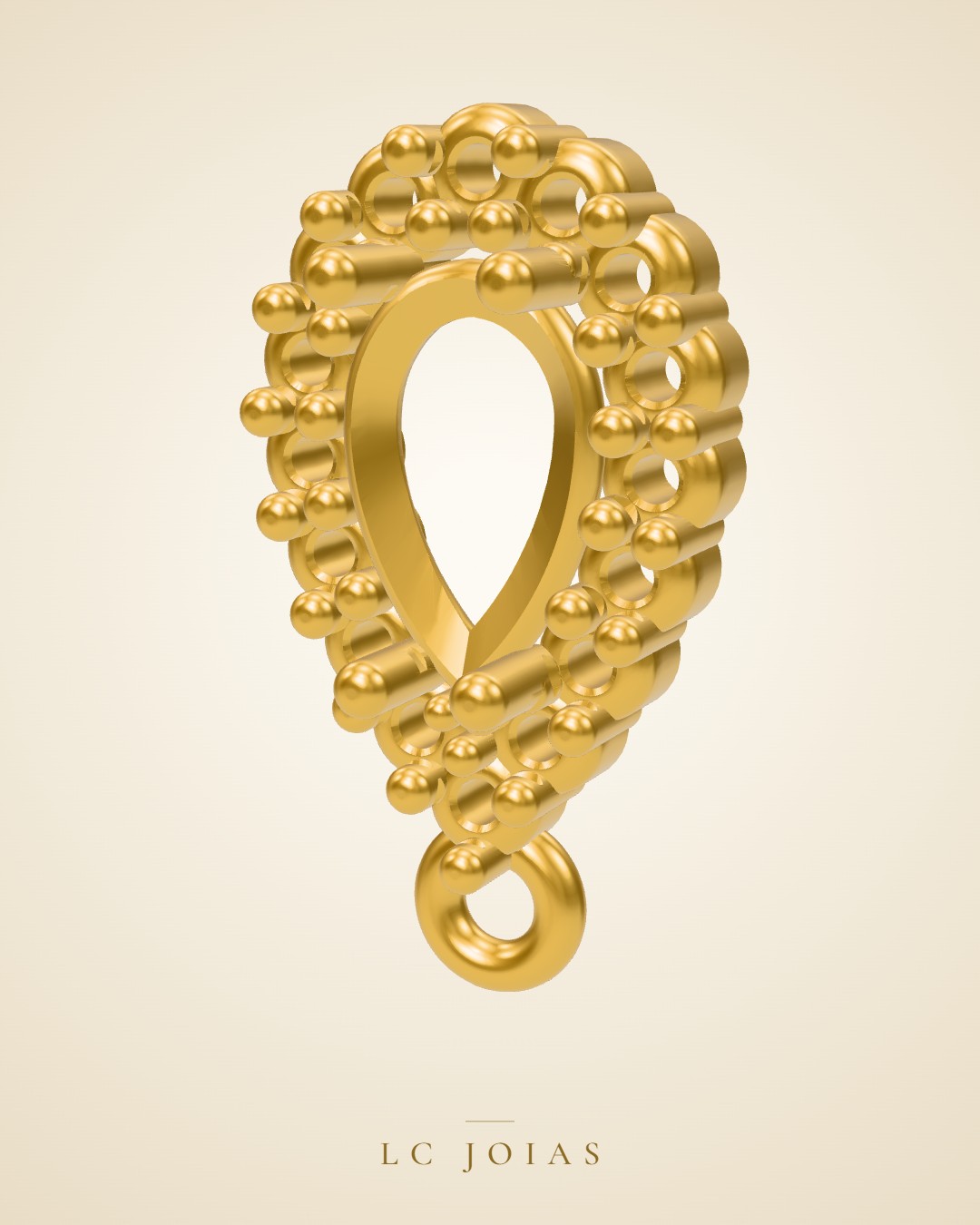 Brinco 620 br ap3 em ouro