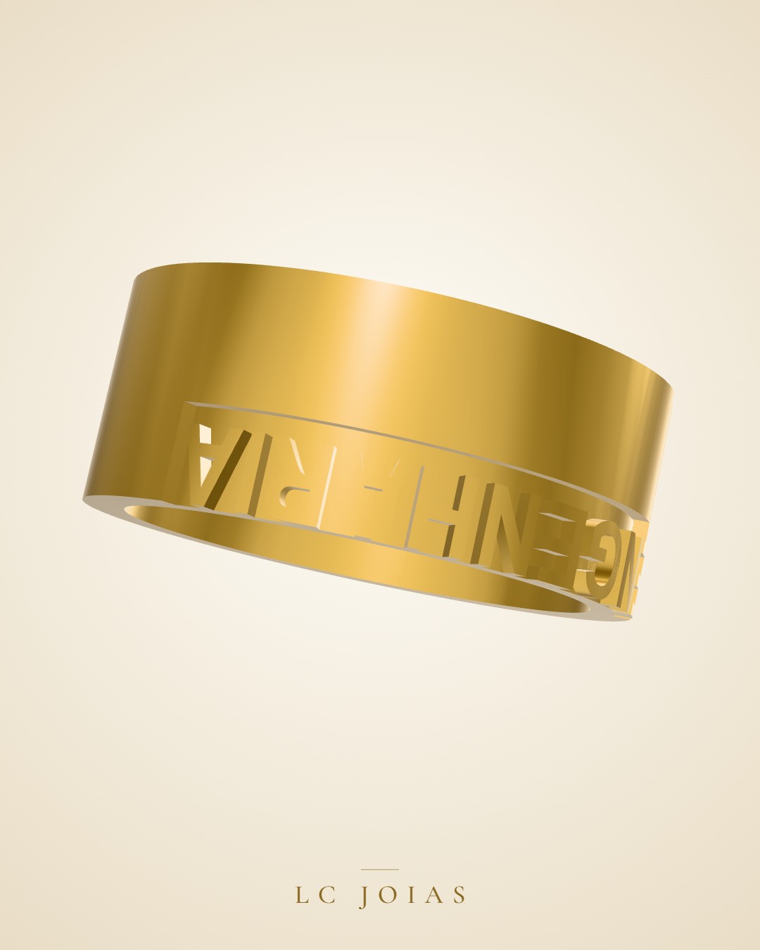 Anel 8002 an em ouro