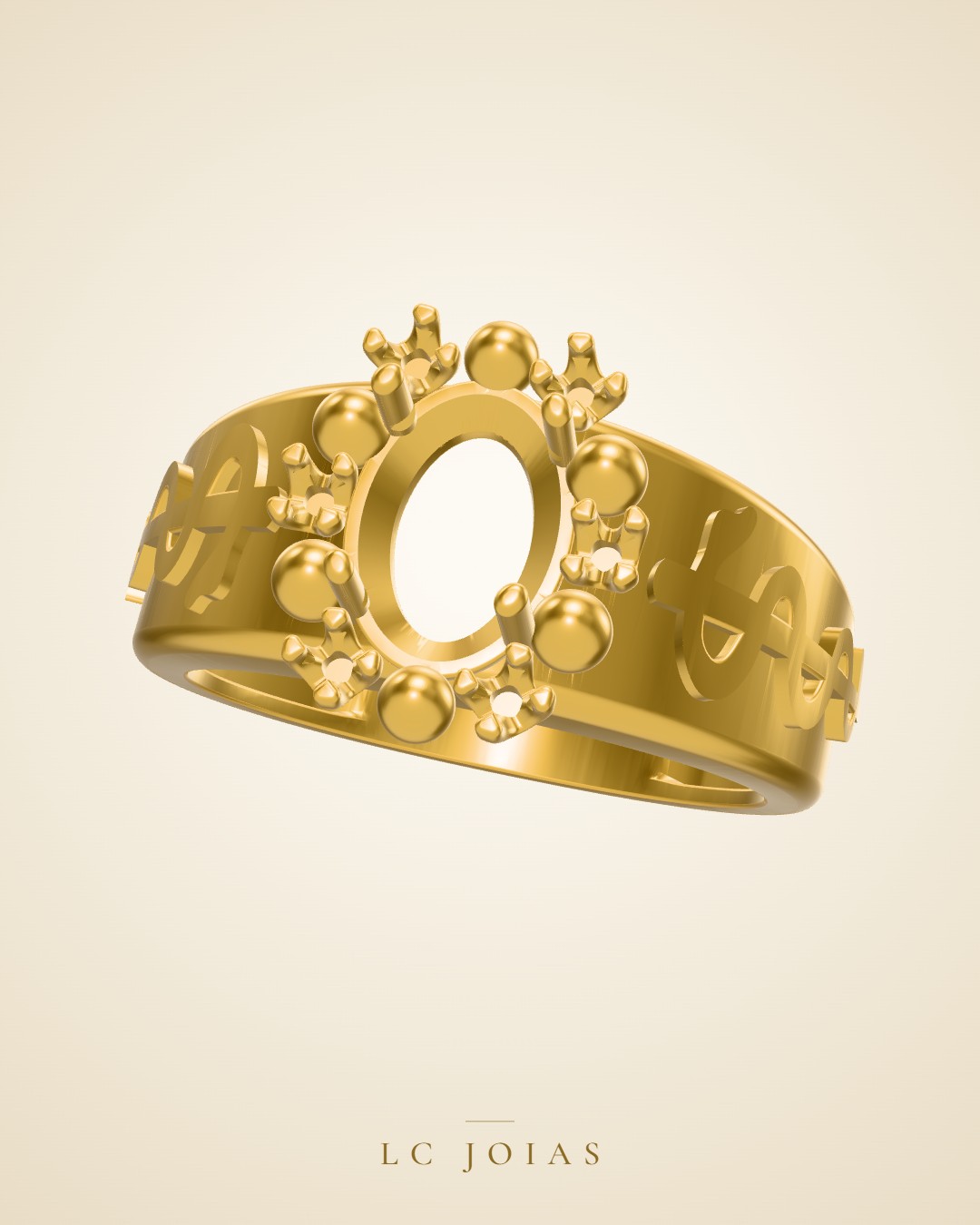 Anel 1367 an em ouro