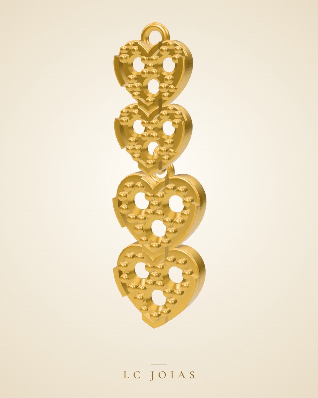Brinco 894 br em ouro