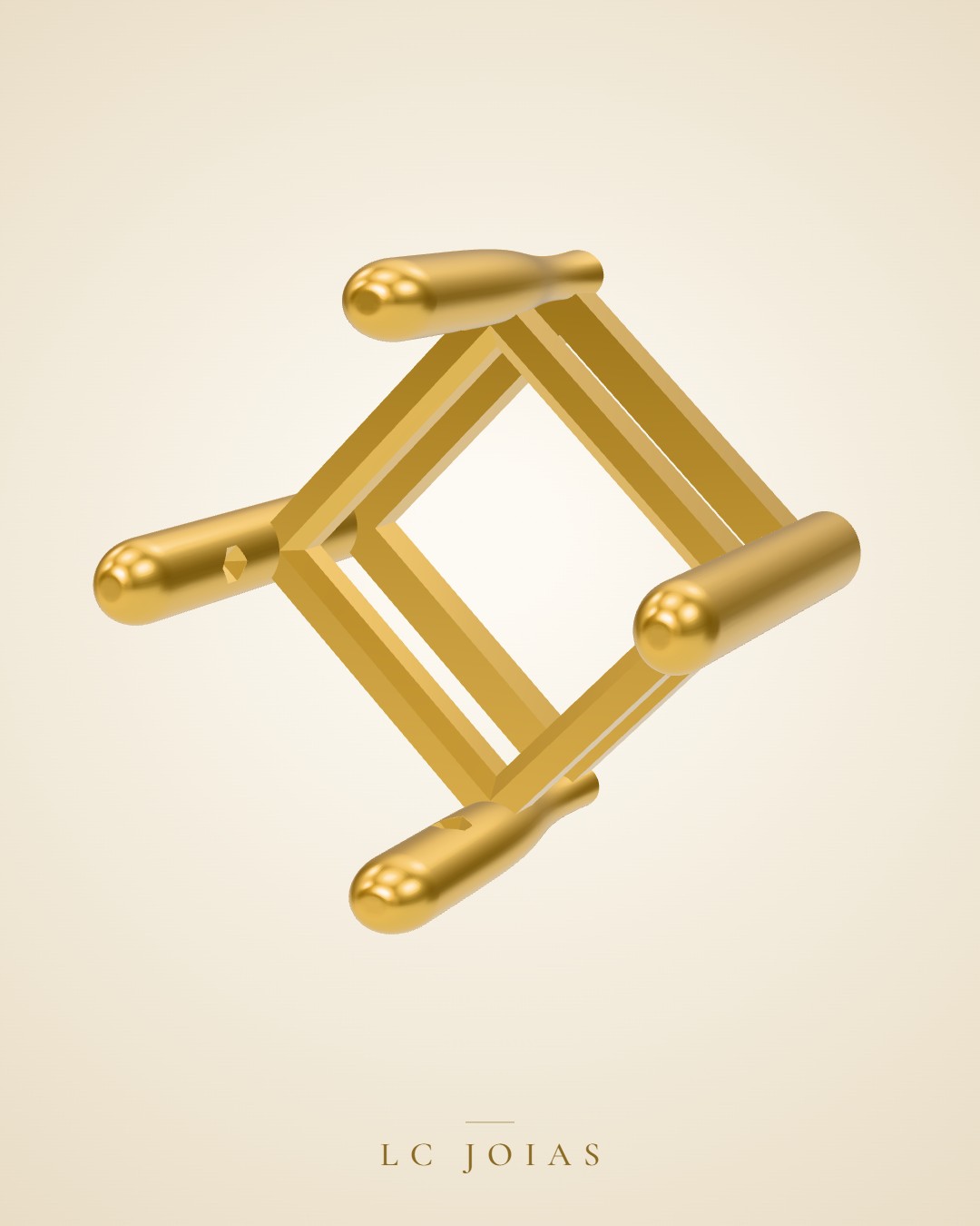 Pingente 8130 pg c em ouro