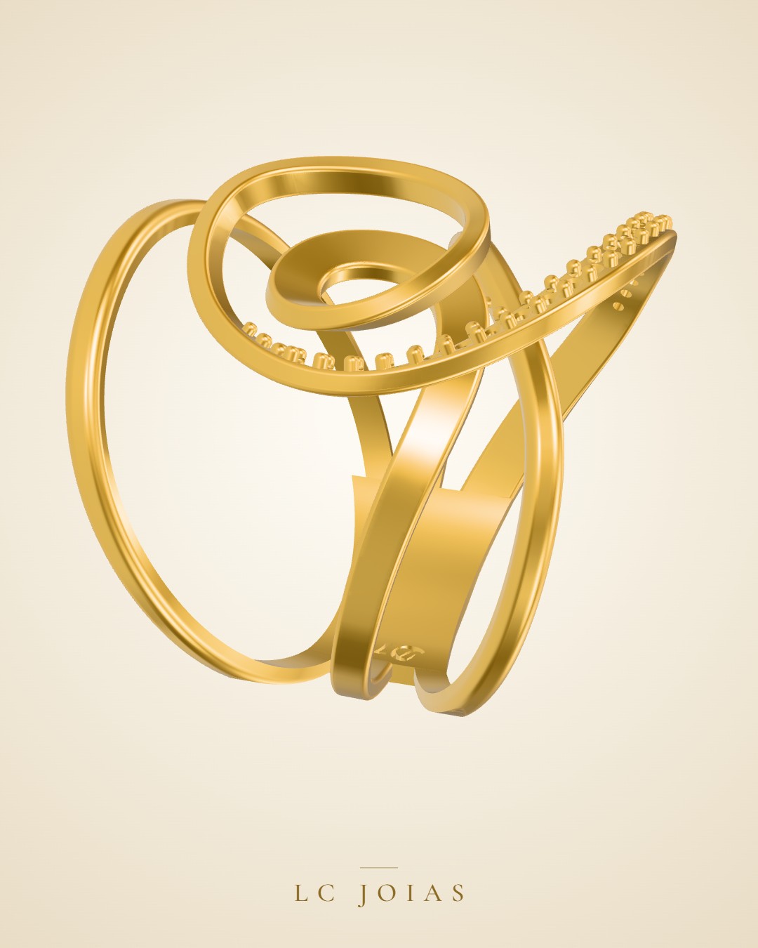 Anel 8166 an em ouro