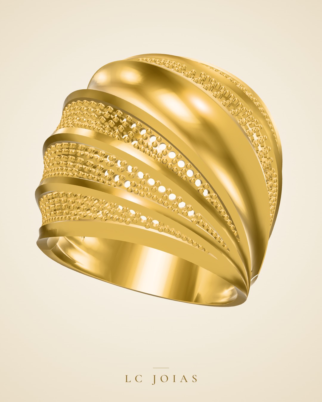 Anel 6216an em ouro