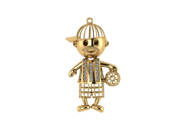 Pingente 7991 pg pd em ouro