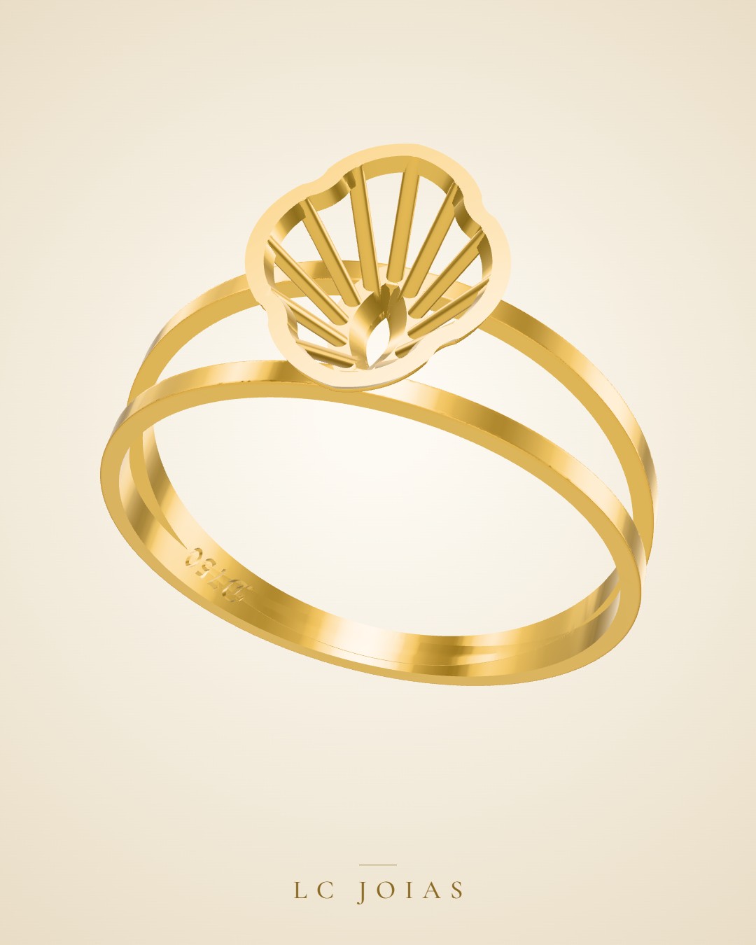 Anel 3726 anel em ouro